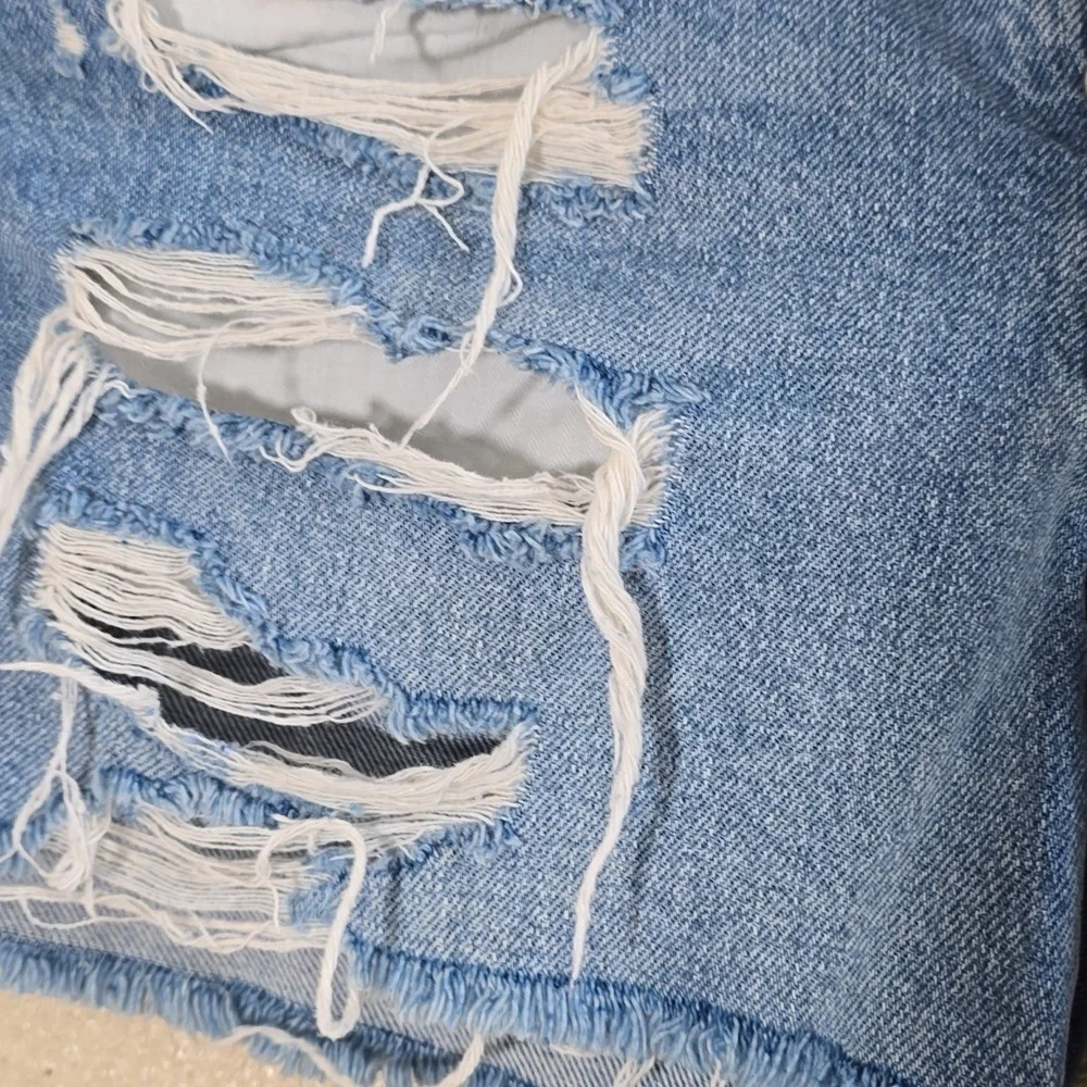 Free People Distressed Denim Women Shorts